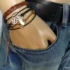 N2188terc_bracelet_homme_cordon_cuir_fermoir_acier_aimante