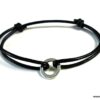 N2229_Bracelet_homme_cordon_cuir_anneau_plaque_argent