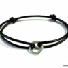N2229f_Bracelet_homme_cordon_cuir_anneau_plaque_argent