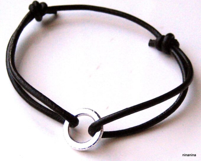 N2230b_bracelet_cordon_disque_cuir_et_argent-1