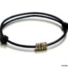 N2239tera_Bracelet_cordon_cuir_rondelles_argent_massif