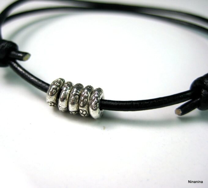 N2239tere_bracelet_cordon_cuir_et_argent_massif