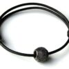 N2266a_bracelet_homme_cuir_perle_noire