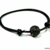 N2266ter_bracelet_cordon_cuir_perle_noire