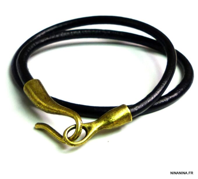 N2285terc_bracelet_cuir_et_fermoir_crochet_metal_bronze