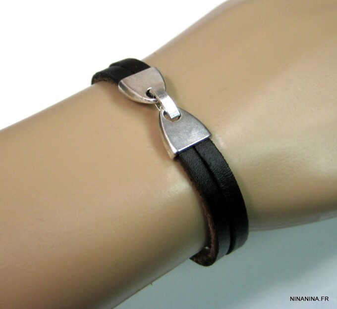 N2300terc_bracelet_cuir_fermoir_argent