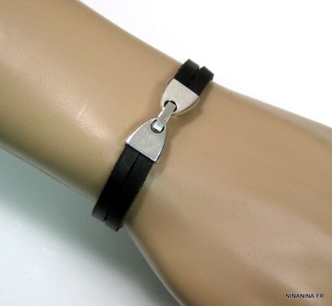 N2300terj_bracelet_cuir_fermoir_argent