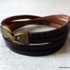 N2301e_Bracelet_cuir_marron_fermoir_bronze_personnalise_-_Bijoux_Bracelets_en_ligne_Ninanina