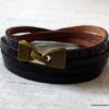 N2301f_Bracelet_cuir_marron_fermoir_bronze_personnalise_-_Bijoux_Bracelets_en_ligne_Ninanina