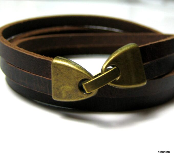 N2301ter_bracelet_wrap_cuir_et_metal_bronze