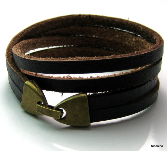 N2301tera_bracelet_cuir_marron_et_fermoir_bronze