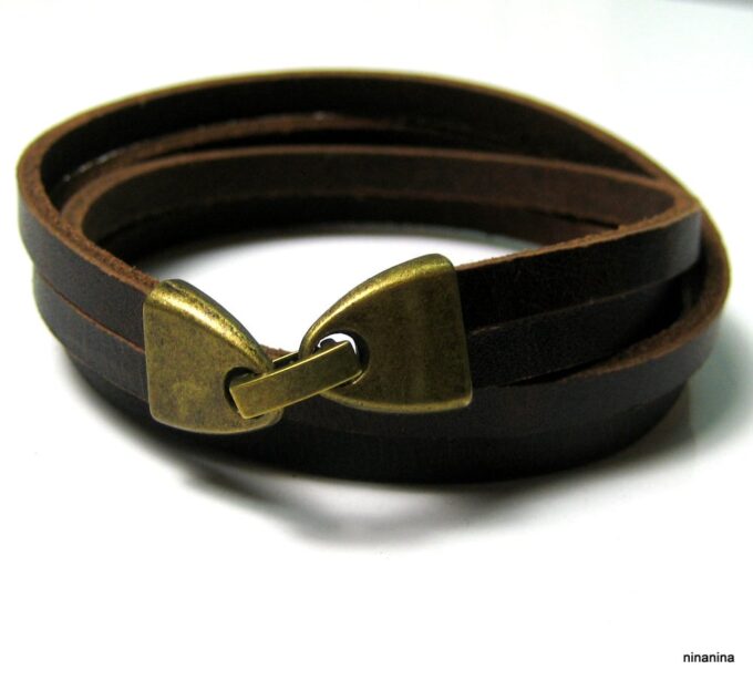 N2301tera_bracelet_wrap_cuir_et_metal_bronze