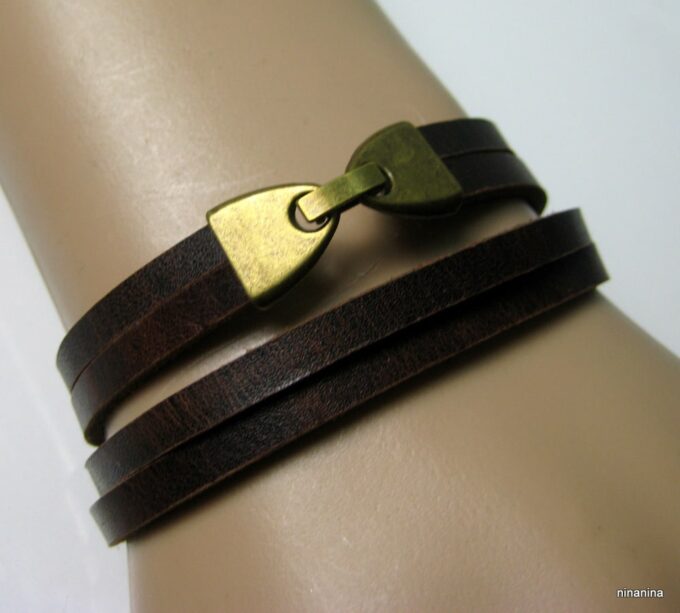 N2301terd_bracelet_wrap_cuir_et_metal_bronze