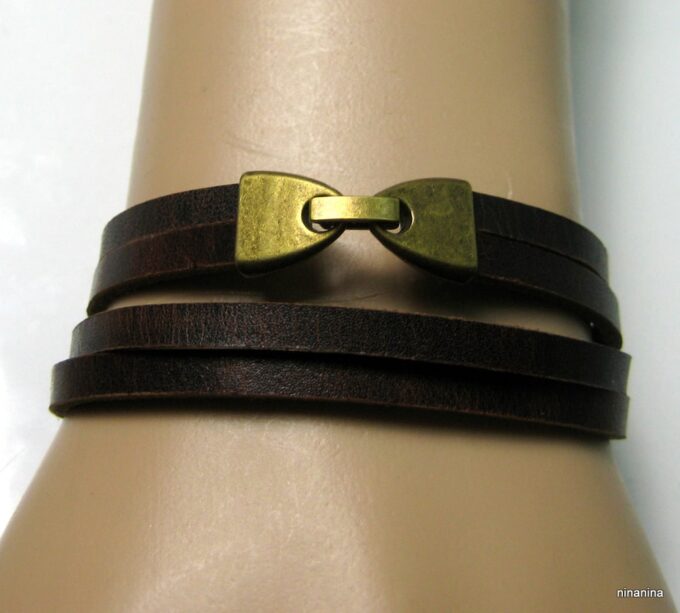N2301terh_bracelet_wrap_cuir_et_metal_bronze