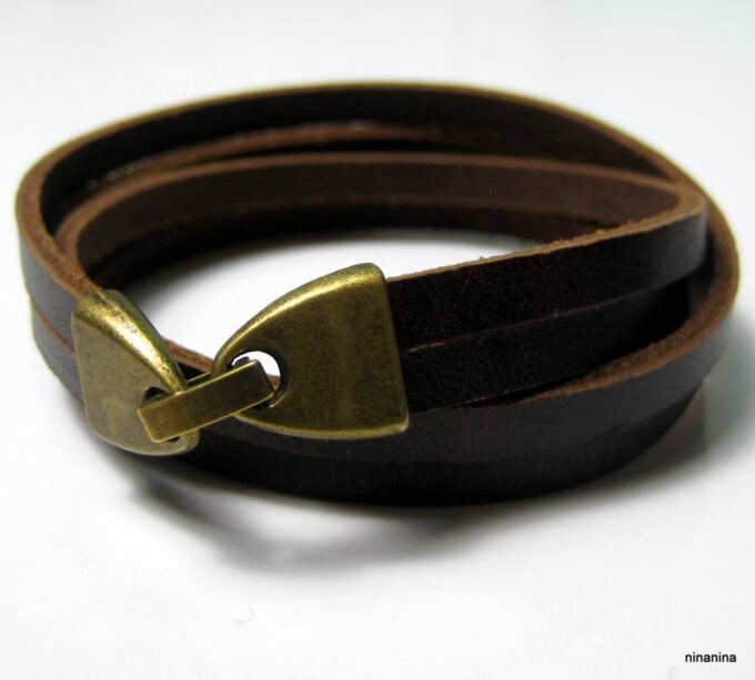 N2301teri_bracelet_wrap_cuir_et_metal_bronze