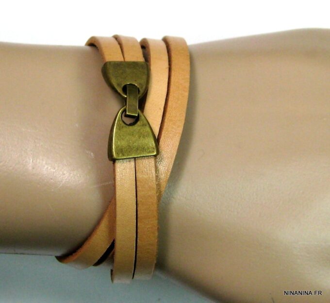 N2301tertere_bracelet_wrap_cuir_fermoir_bronze