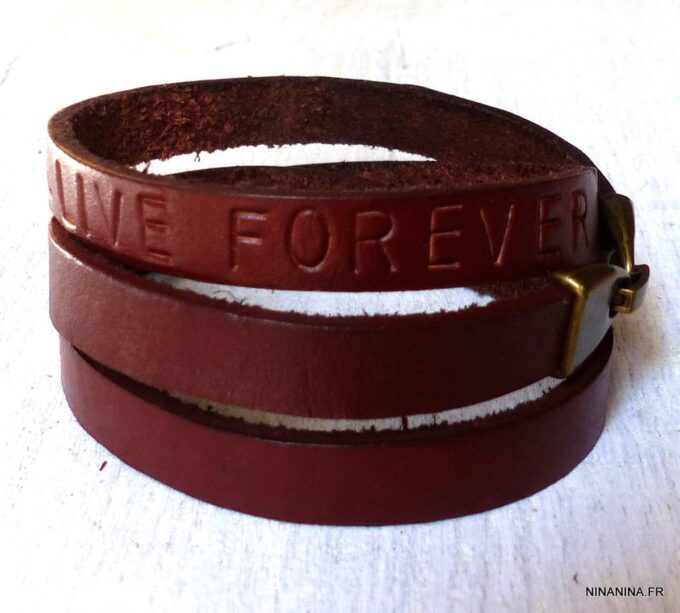 N2304c_Bracelet_personnalise_cuir_3_tours_et_metal_argente_-_Bijoux_Bracelets_en_ligne_Ninanina