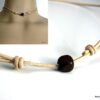 N2308terb_colier_cordon_cuir_et_perle_bois