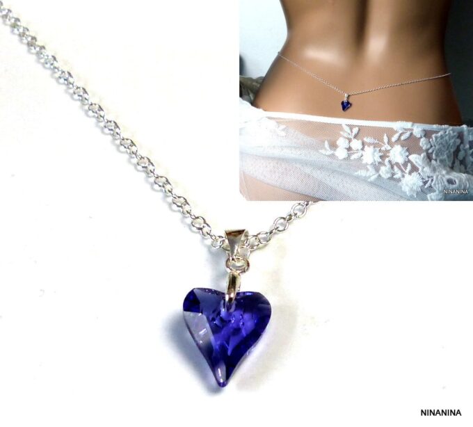 N2312a_Chaine_de_taille_argent_massif_coeur_swarovski_violet-2