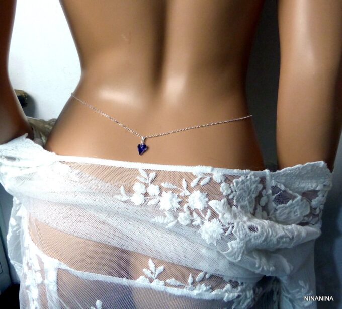 N2312d_Chaine_de_taille_argent_massif_coeur_swarovski_violet-2