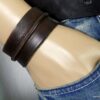 N2328ter_Bracelet_de_force_cuir_marron_mixte