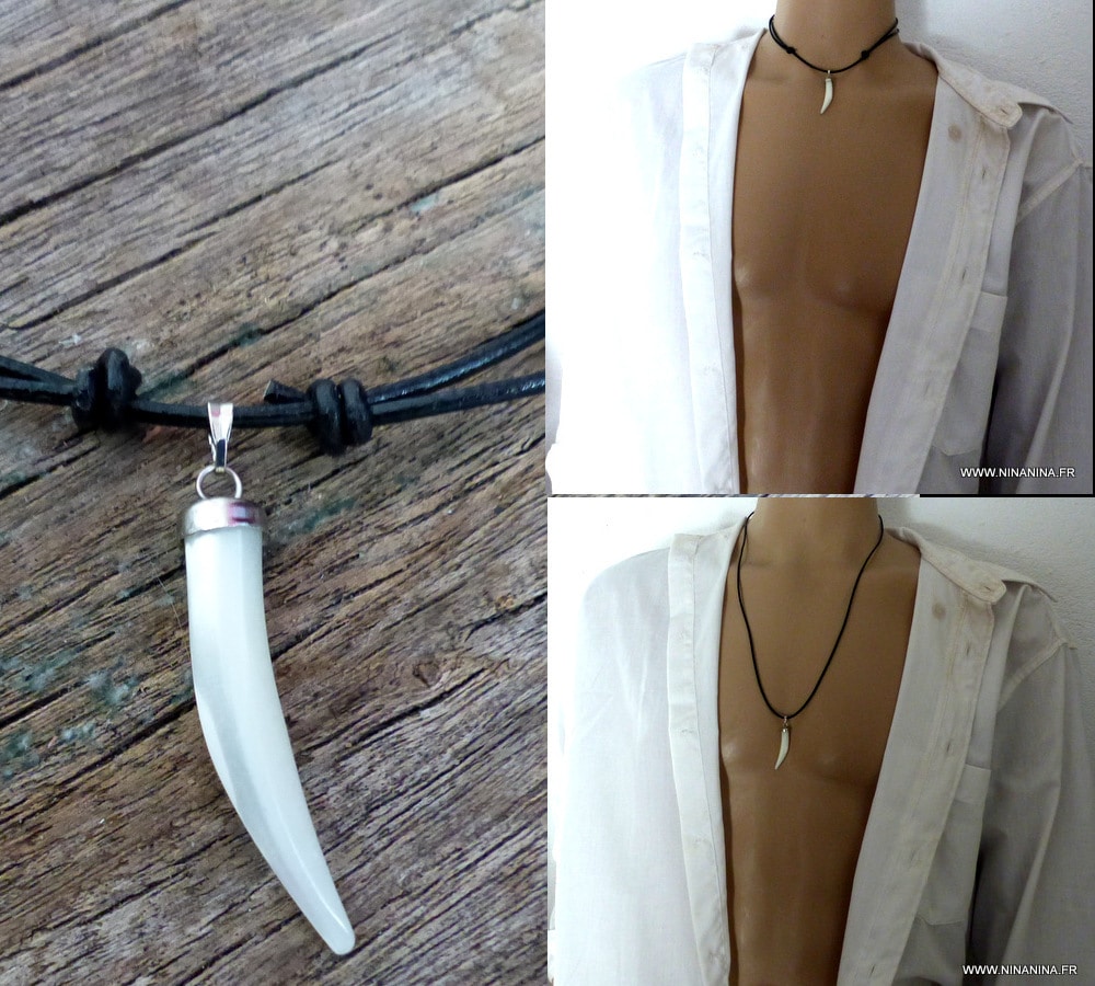collier homme nacre collier homme nacre