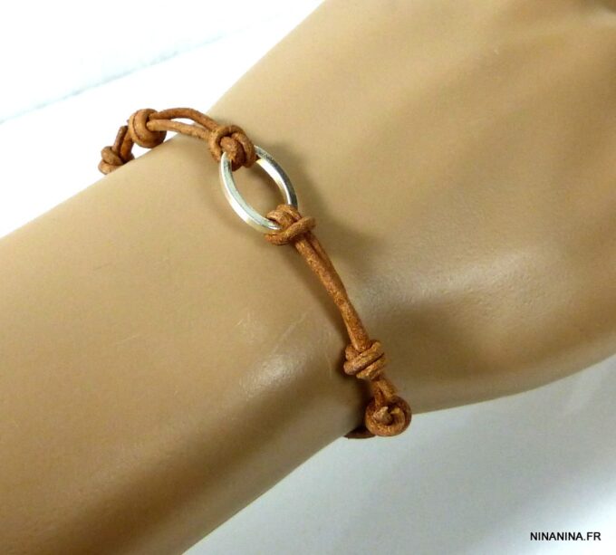 N2410terb_bracelet_cordon_cuir_anneau_plaque_argent