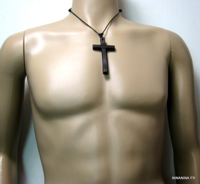 N2431bisd_collier_cordon_cuir_croix_bois