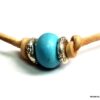 N2435tera_Bracelet_cordon_cuir_argent_massif_turquoise