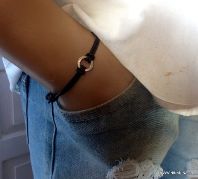 N2436e_-_Bracelet_cordon_cuir_homme_anneau_Argent_plaque_-_Bijoux_Bracelets_en_ligne_Ninanina