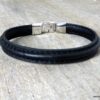N2439terb_Bracelet_homme_cuir_demi-rond_noir_surpique_fermoir_metal_argent