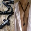 N2465_Collier_homme_chapelet_rosaire_perles_bois_noires_NINANINA-1