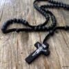 N2465b_Collier_homme_chapelet_rosaire_perles_bois_noires_NINANINA