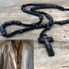 N2465d_Collier_homme_chapelet_rosaire_perles_bois_noires_NINANINA