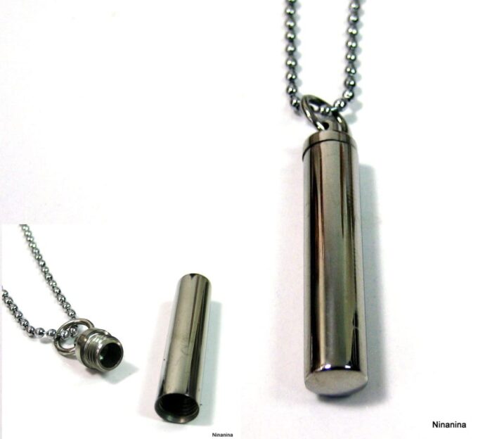 N2466terb_collier_homme_porte-message_acier_inoxydable
