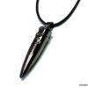 N2469ter_collier_balle_de_revolver_acier_inoxydable
