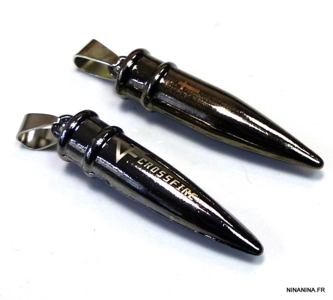 N2469terc_collier_balle_de_revolver_acier_inoxydable