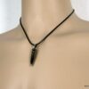 N2469terd_collier_cordon_cuir_et_balle_de_revolver