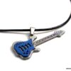N2471terf_Collier_homme_cordon_guitare_bass_bleue