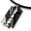 N2482a_collier_homme_lame_rasoir_cuir_argent