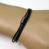 N2500terd_bracelet_cordon_cuir_et_acier_inoxydable