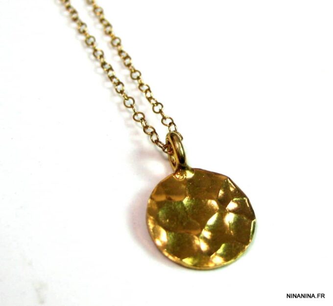 N2560tertera_collier_medaille_argent_massif_plaque_or