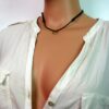 N2563bisd_collier_cordon_cuir_et_coeur_argent_massif_plaque_or