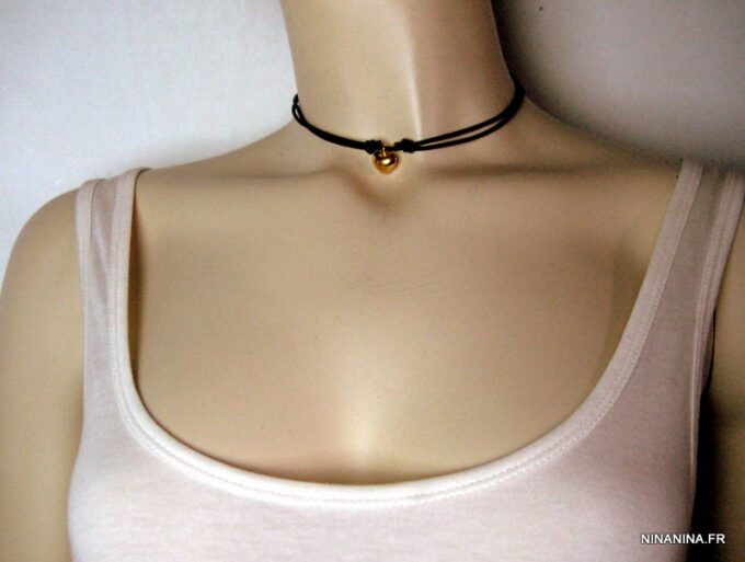 N2563d_collier_cuir_argent_massif_plaque_or