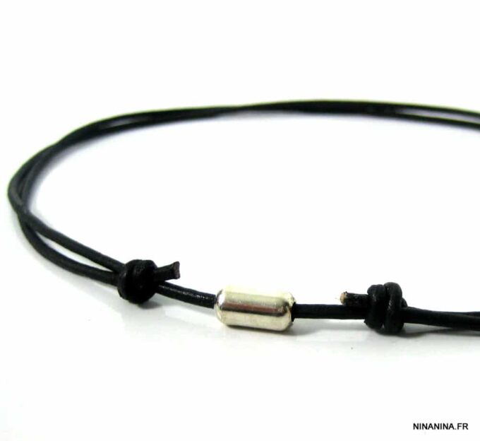 N2570terb_collier_homme_cordon_cuir_argent_massif