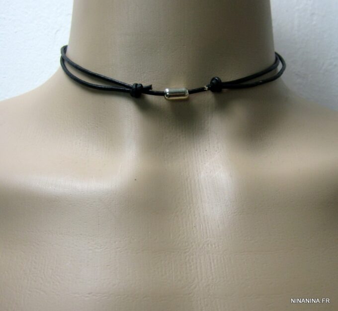 N2570terc_collier_homme_cordon_cuir_argent_massif