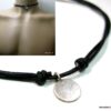 N2577terb_collier_homme_cordon_cuir_medaille_argent_massif