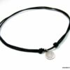 N2577terc_collier_homme_cordon_cuir_medaille_argent_massif