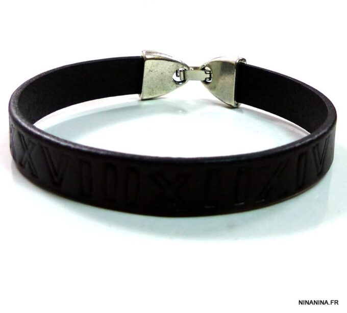 N2585ter_bracelet_cuir_personnalise_date_chiffres_romains
