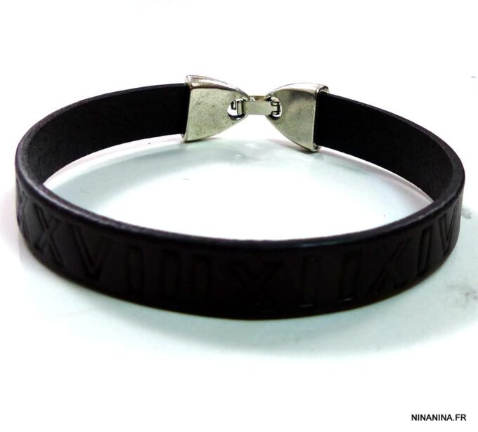 N2585tere_bracelet_cuir_personnalise_date_chiffres_romains